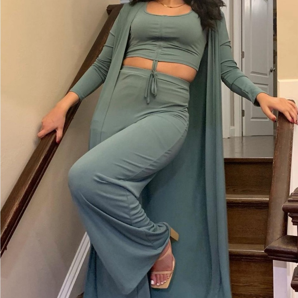 Teal matching set only worn once